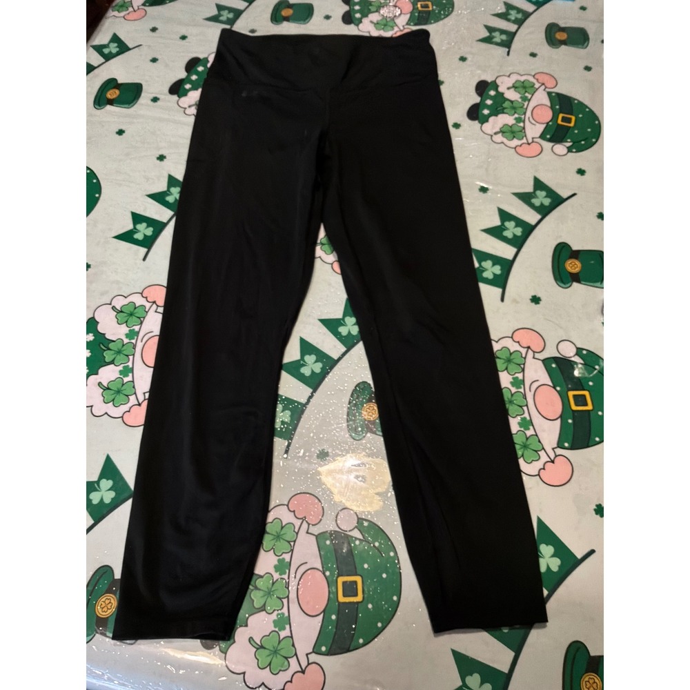 Under Armour HeatGear Womens Black Leggings High Rise Athletic Pants Side Pocket